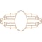 Ekena Millwork Elizabeth Wood Fretwork Pierced Ceiling Medallion, Alder, 20"W x 10"H x 5 1/2"IW x 9 1/2"IH x 3/8"T CMWP20X10X0375EBAL - alternate 1